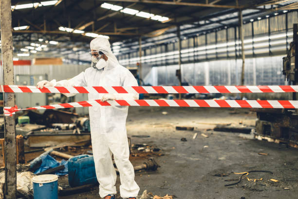 Professional Biohazard technician working in Deerfield, NH
